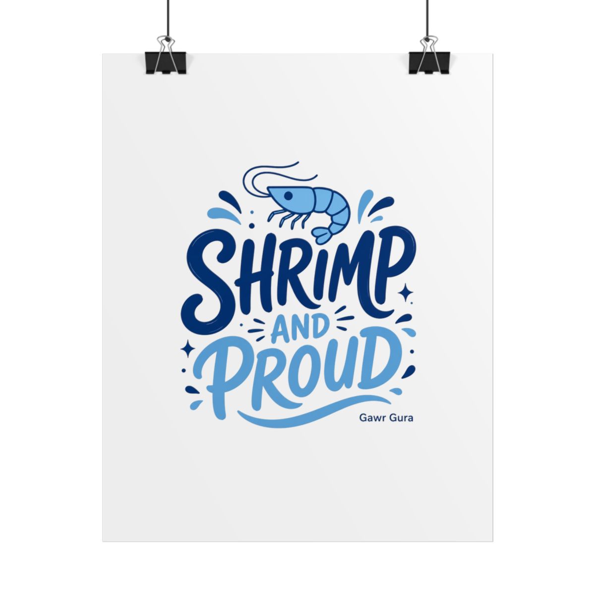 Hololive EN "SHRIMP AND PROUD" Poster