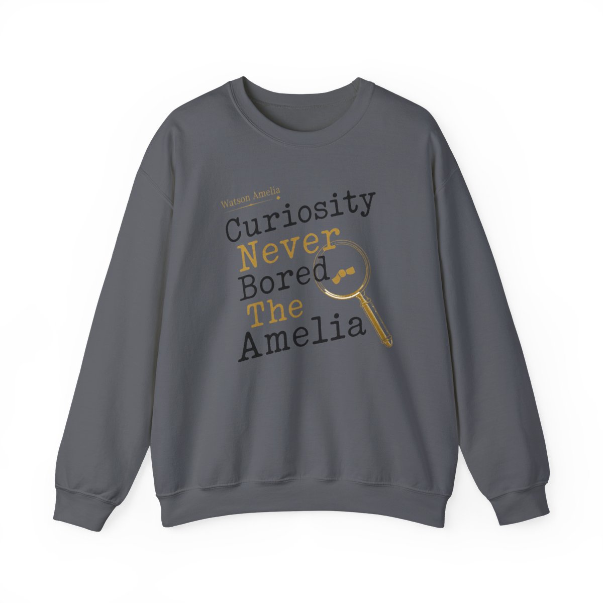 Hololive EN "Curiosity Never Bored The Amelia" Crewneck