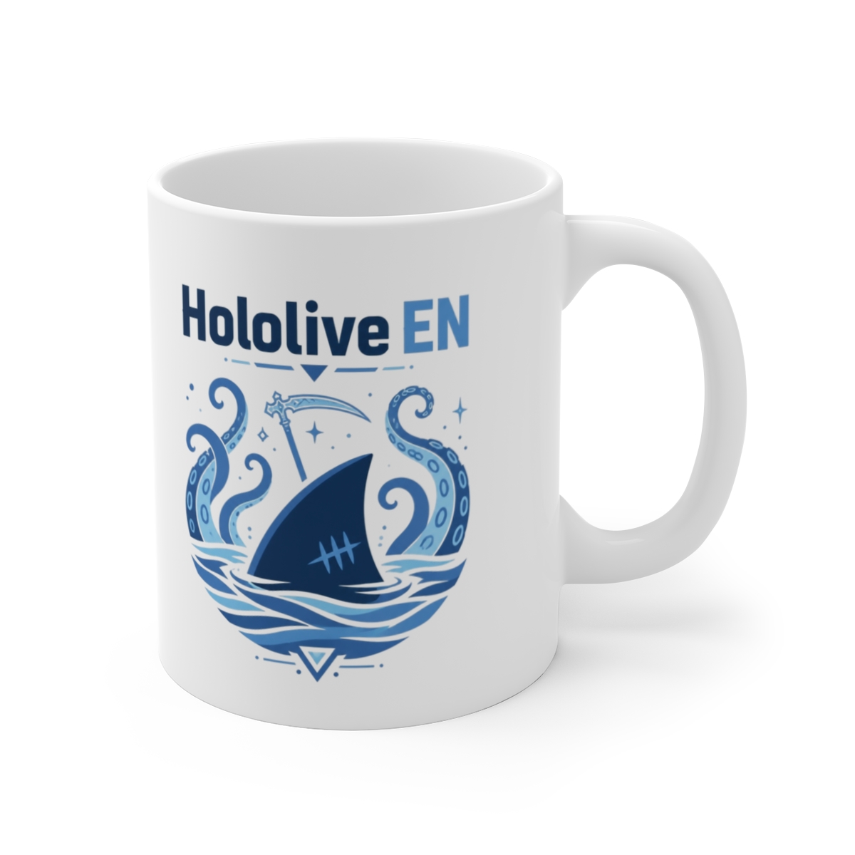 Hololive EN White Mug - Official mugs merchandise