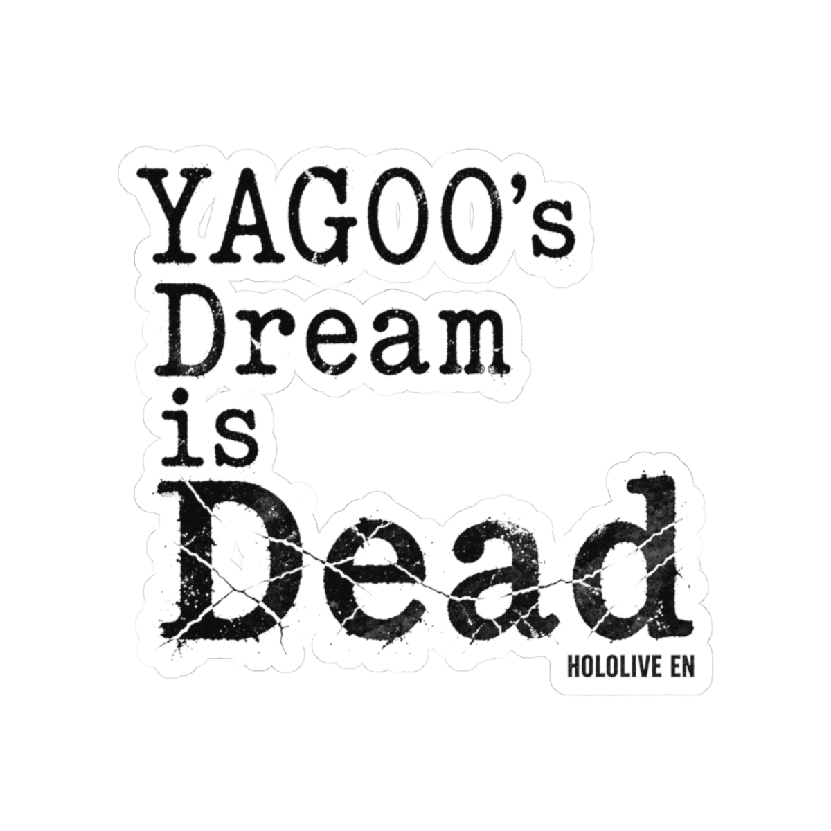 Hololive EN "YAGOO" Sticker