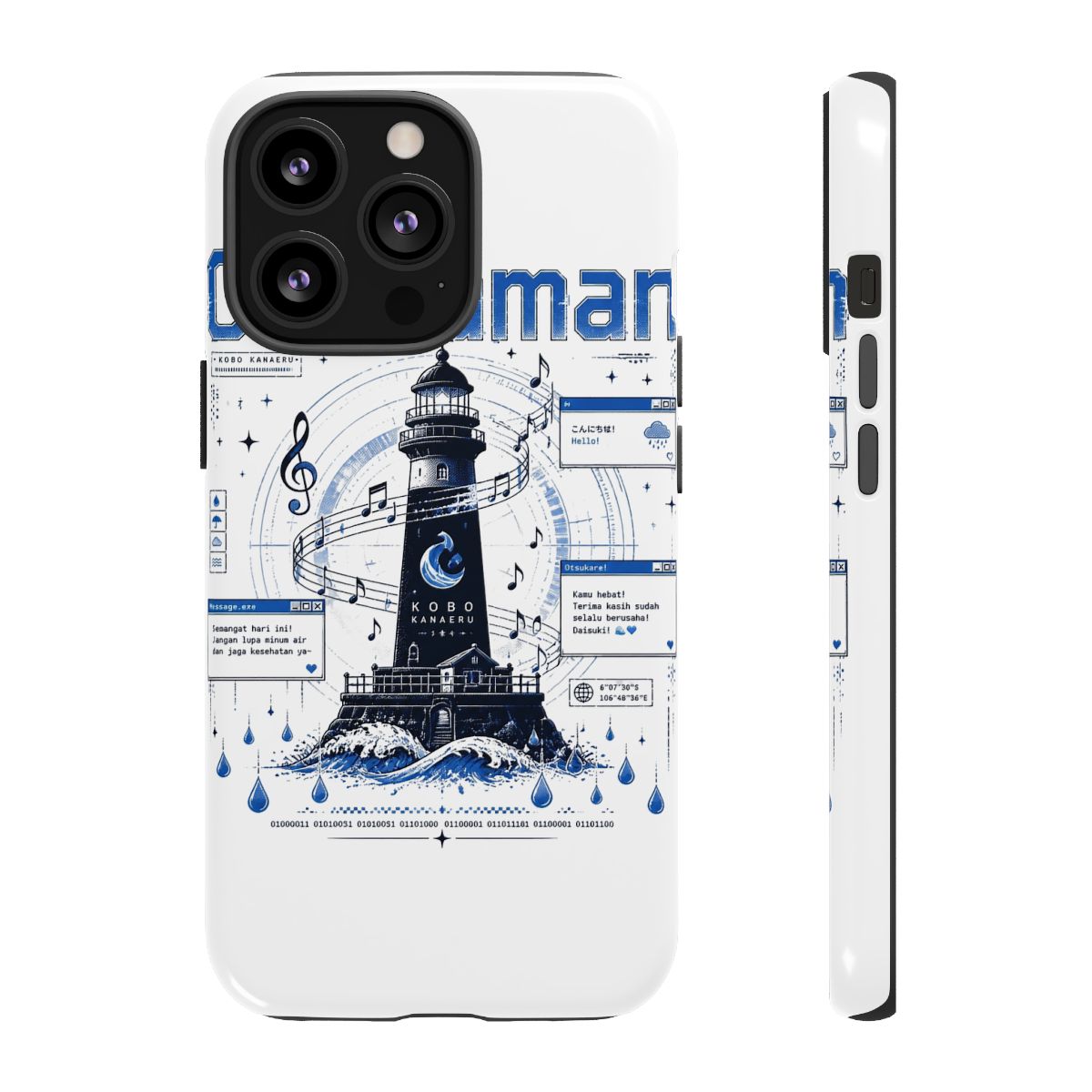 Kobo Kanaeru "CSShaman" Phone Case - alternate angle 1, merchandise