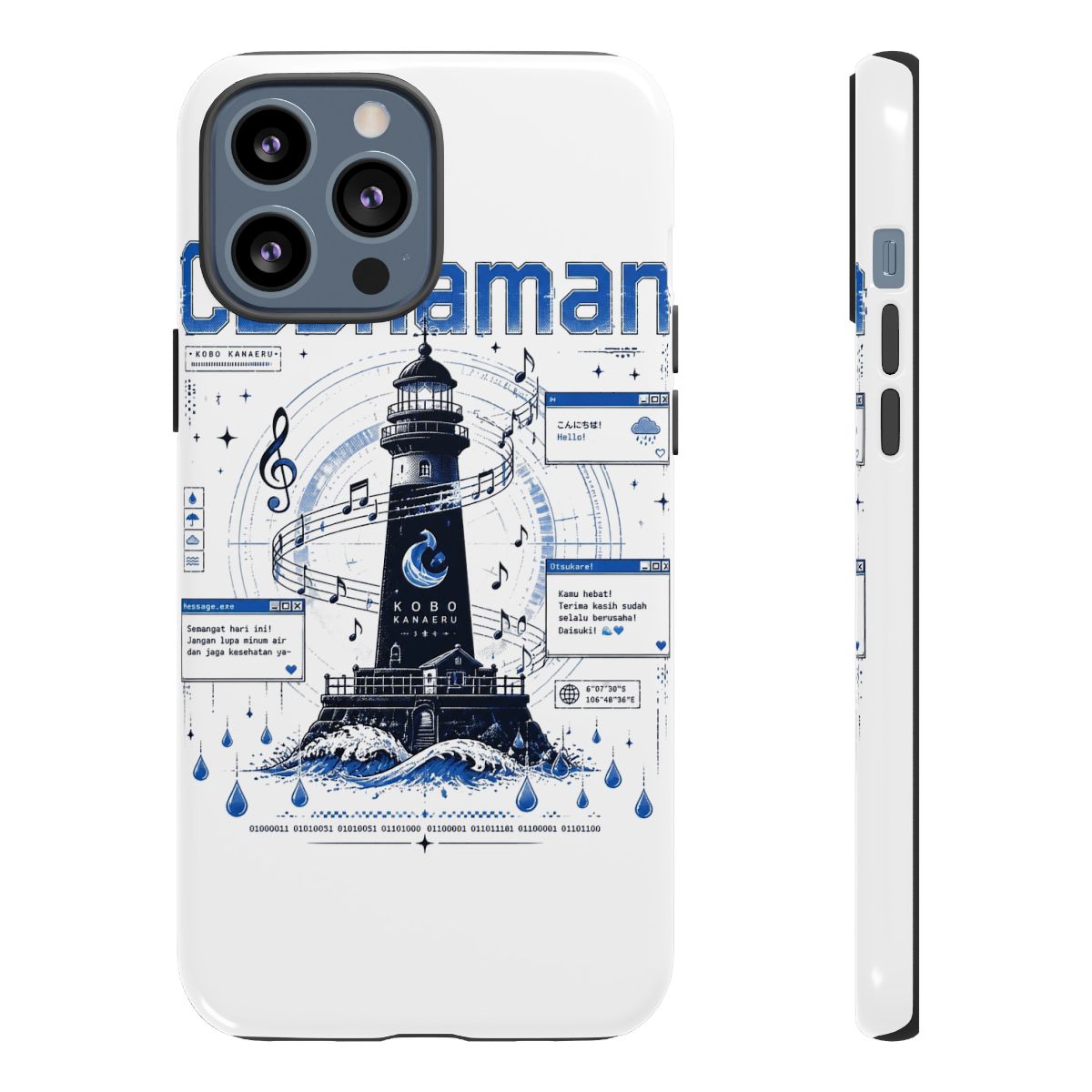 Kobo Kanaeru "CSShaman" Phone Case - alternate angle 2, merchandise