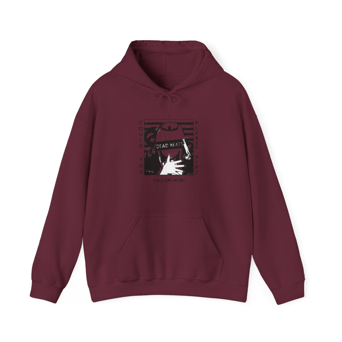Calliope Mori Glitched Hoodie | Hololive EN - alternate angle 3, merchandise