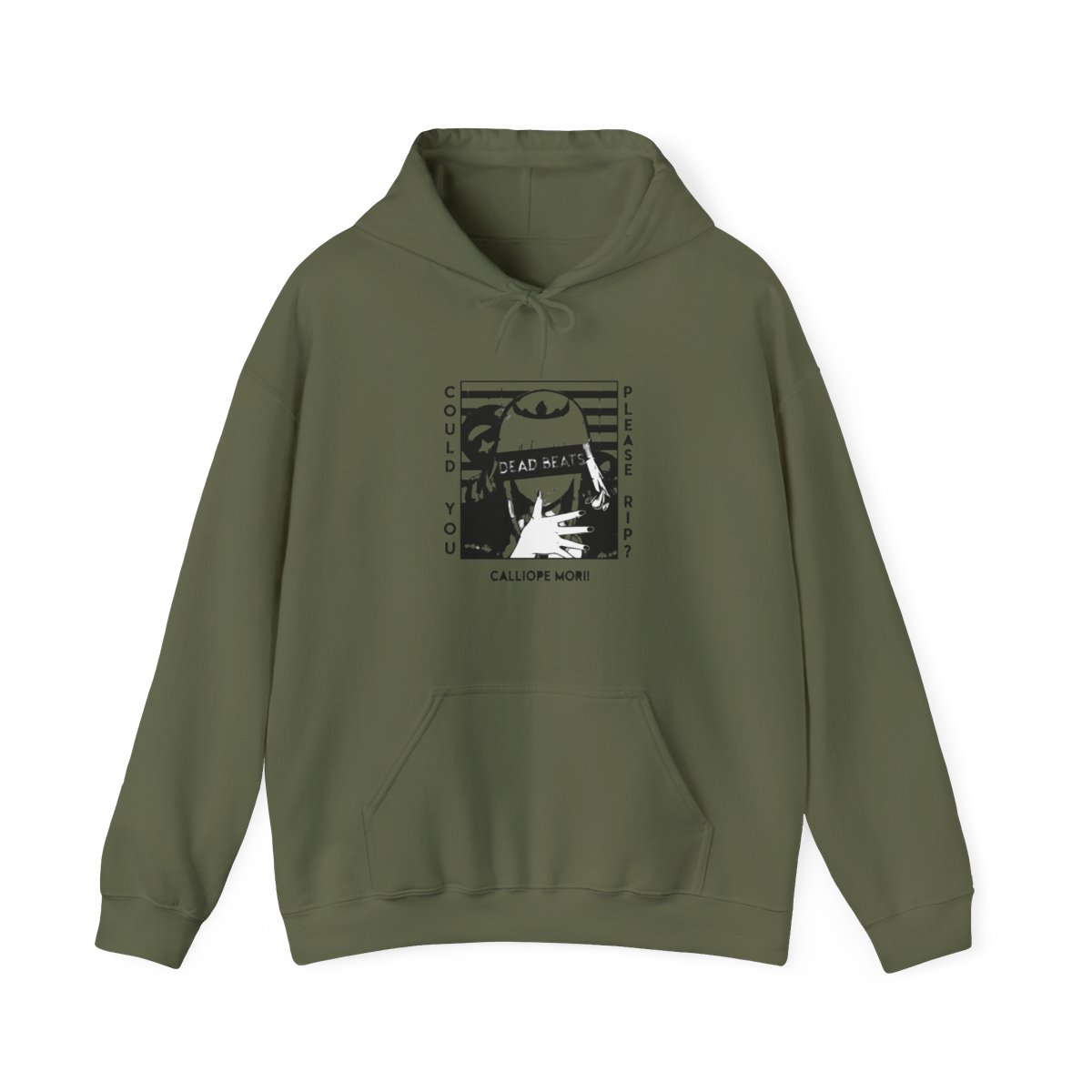 Calliope Mori Glitched Hoodie | Hololive EN - alternate angle 4, merchandise