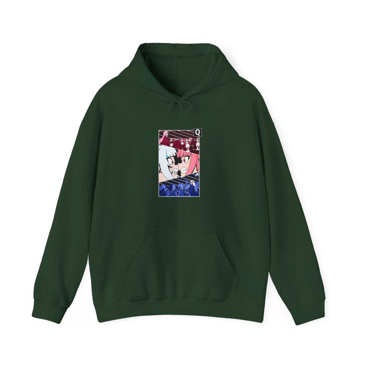Q | Gawr Gura & Calliope Mori Hololive En Hoodie