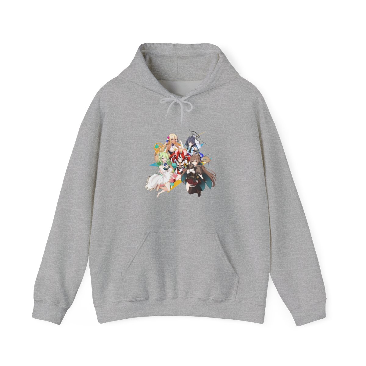 Hololive EN - All Hololive Council (Hakos Baelz, Nanashi Mumei, Tsukumo Sana, Ceres Fauna, Ouro Kronii) Hoodie