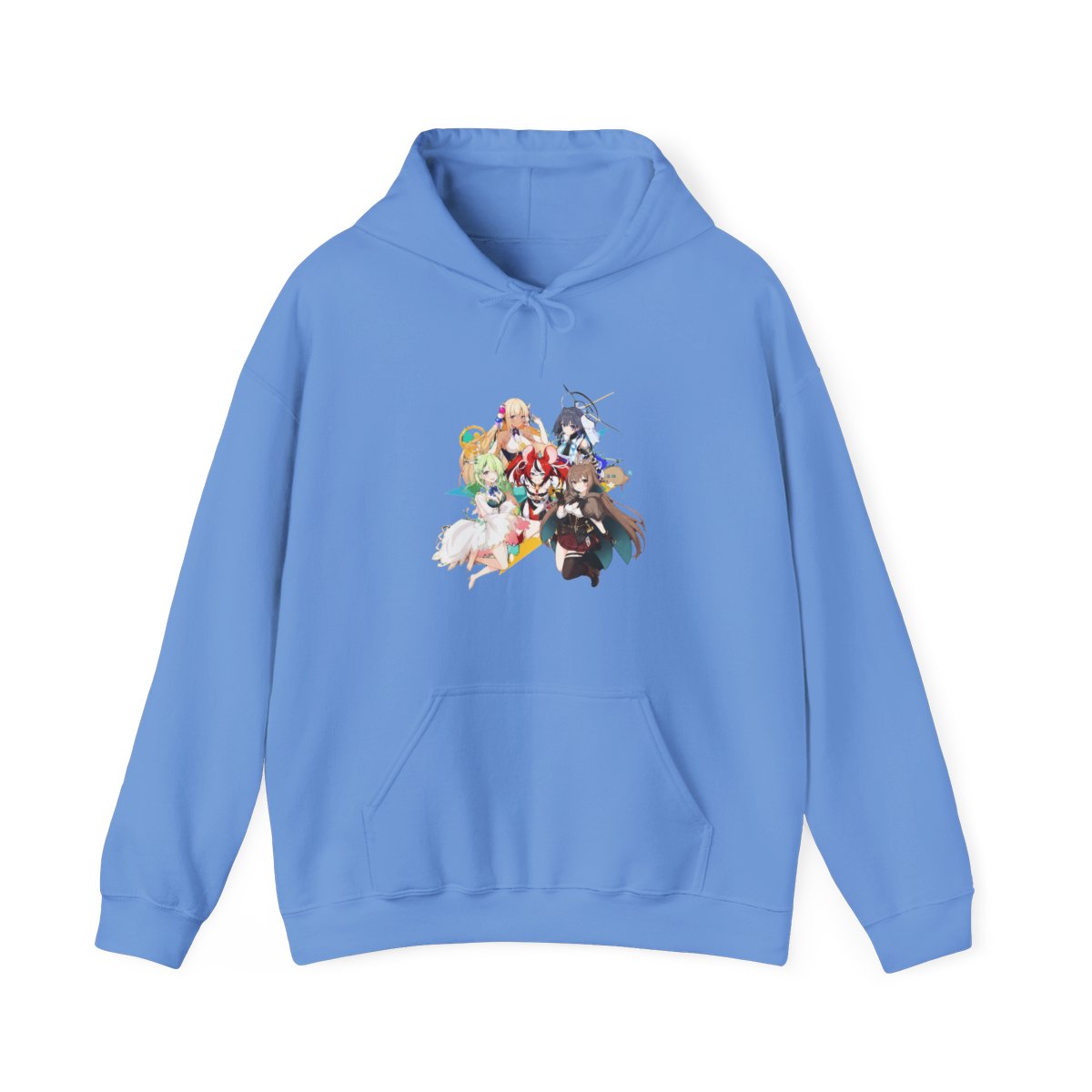 Hololive EN - All Hololive Council (Hakos Baelz, Nanashi Mumei, Tsukumo Sana, Ceres Fauna, Ouro Kronii) Hoodie