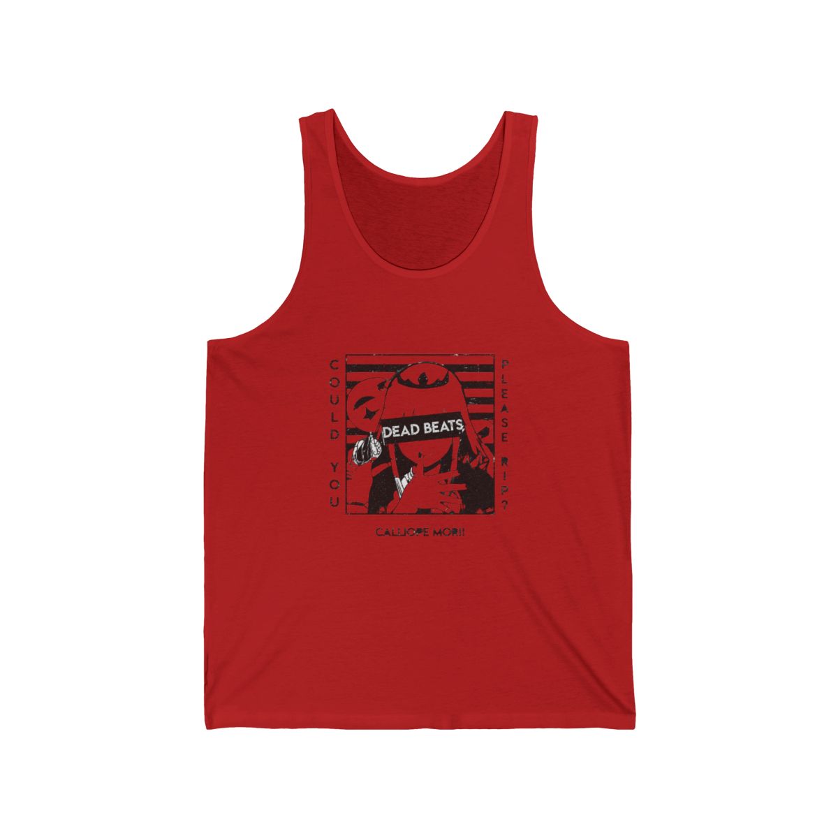 Calliope Mori Glitched Tank Top - Official tank-tops merchandise