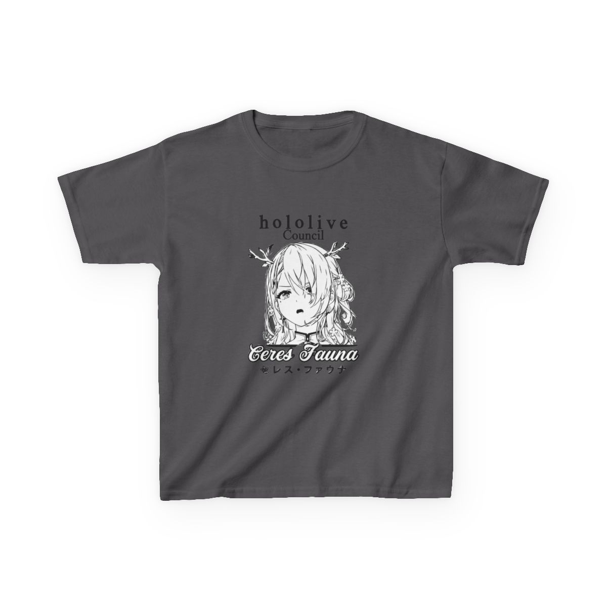 Ceres Fauna Hololive English Council Kids T-Shirt - alternate angle 3, merchandise