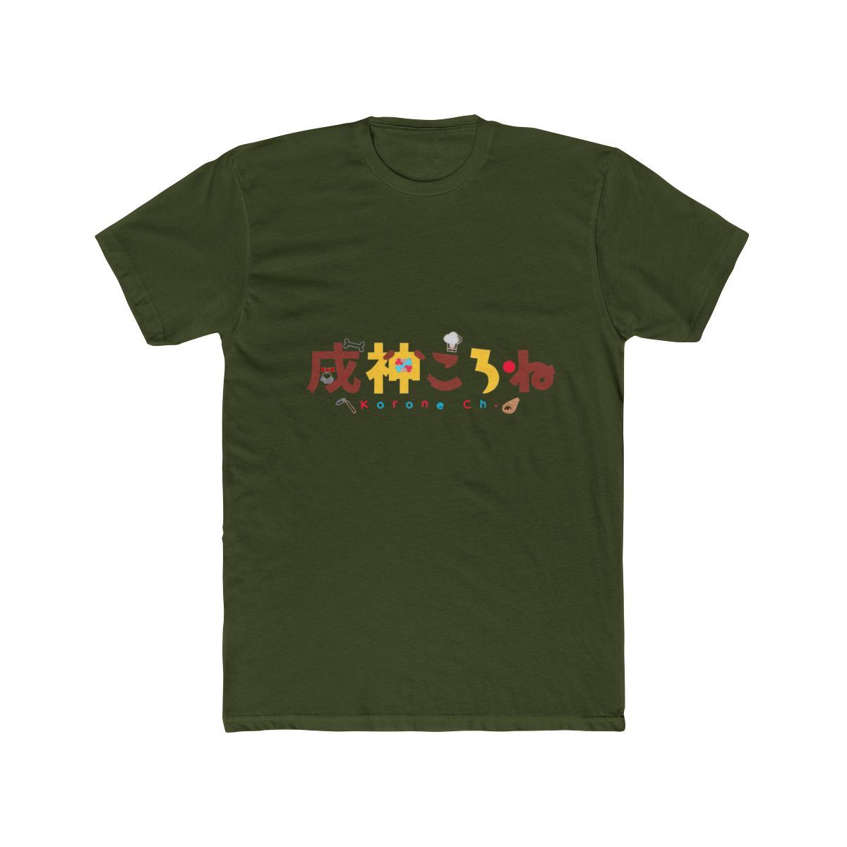 Hololive - Inugami Korone Channel Logo T Shirt | Hololive EN - alternate angle 5, merchandise